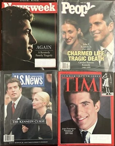 JOHN F KENNEDY, JR - Commemorative Magazines - Time, People , Newsweek - JFK JR - Picture 1 of 3