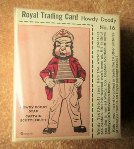Royal Pudding 1950 gelatina postres caja de compensación raro Captain Scuttlebutt #16 bonito - Imagen 1 de 2