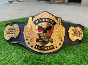 Baddest King of Death heavyweight Wrestling Championship Belt Replica - Foto 1 di 2