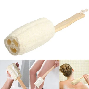 Long Handle Shower Bath Loofah Back Body Brush Spa Scrubber Massager Cleaning AU - Picture 1 of 11