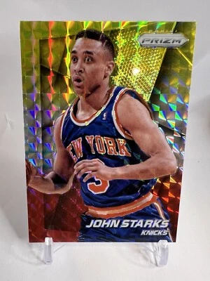 Tarjeta Prizm #241 John Starks 2014-15 Panini Prizm - AMARILLO BLANCO Y ROJO MOSAICO Foto 1 de 2