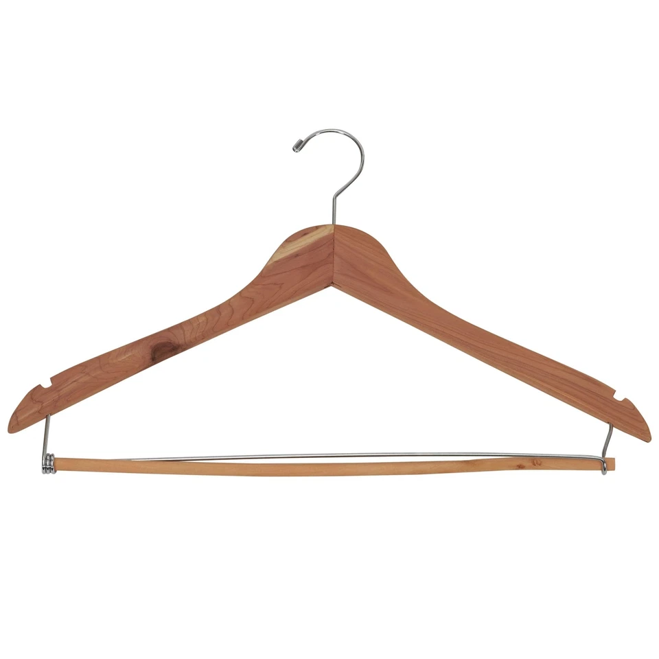 Household Essentials CedarFresh 26340 Red Cedar Wood Clothes Hangers