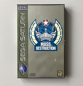 Mass Destruction - Sega Saturn - PAL - Boxed Complete Manual - Excellent