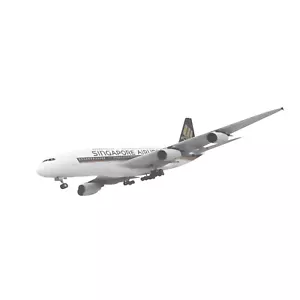 1/120 A380 Singapore Airlines Civil Airliner Paper Model Aircraft Unassembled - Picture 1 of 22