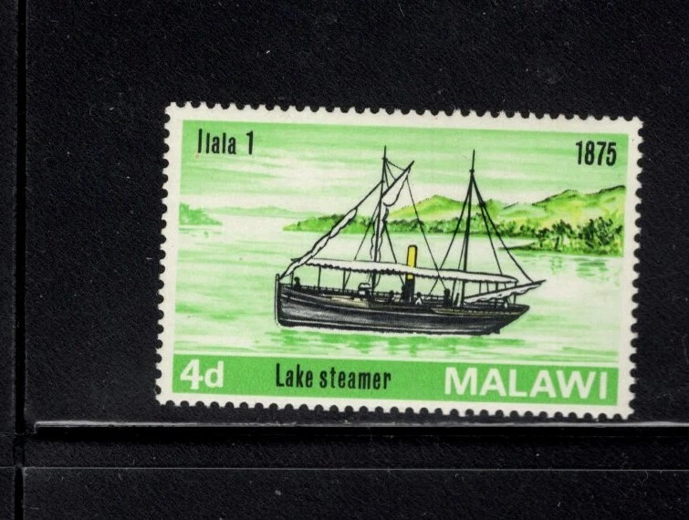 Malawi 1967 Ilala 1, Lake Steamer, barco del lago Malawi en 1875 MNH SG 277 Foto 1 de 1