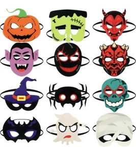 Neiang Halloween Mask Set of 12 Pumpkin Dracula etc. JAPAN NEW - Picture 1 of 7