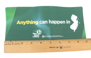 New Jersey LOTTERY TICKET HOLDER SLEEVE PROTECTOR ENVELOPE  NEW - Picture 1 of 5