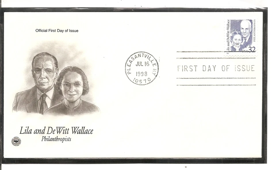 US SC # 2936 Wallace FDC. Postal Commemorative Society Cachet - Image 1 of 1