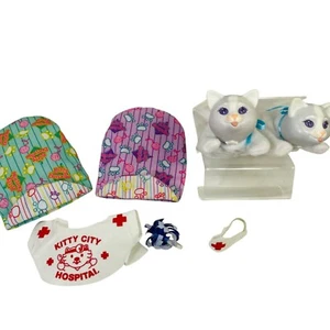 Kitty Suprise City Krankenhaus Krankenschwester Katze Überraschung Vintage 1993 Baby Kätzchen Plüsch - Bild 1 von 10