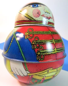 Hallmark Ornament 1991 JOLLY WOLLY SOLDIER contenedor de hojalata - Imagen 1 de 18