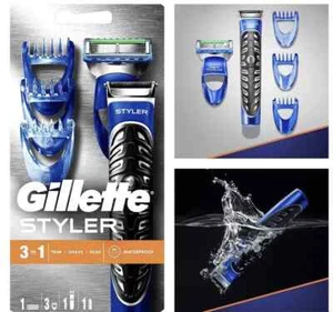 Set regalo uomo Gillette Fusion Proglide Styler 3 in 1 bordo rasatura bordo - Foto 1 di 4