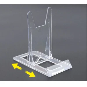 Adjustable Acrylic Display Stand Plate Clear Picture Pedesta Holders Plastic - Picture 1 of 6
