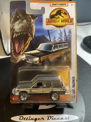 *NEW* MATCHBOX VHTF JURASSIC WORLD DOMINION '89 JEEP WAGONEER T1 - Image 1 of 4