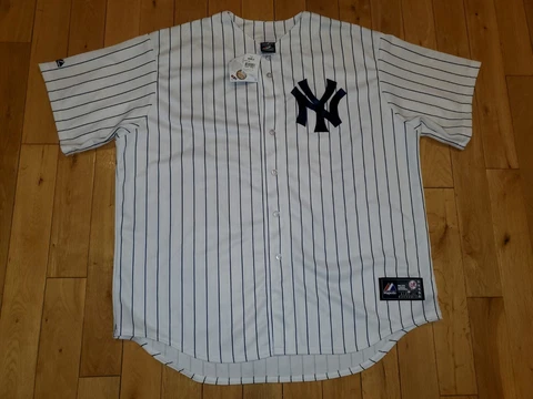 New Majestic Mariano Rivera NEW YORK YANKEES #42 Men Stitched MLB Team JERSEY 2X Cover
