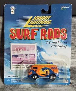 Johnny Lightning Volkswagen Bus SURF RODS VW Samba Bus Huntington Honeys Vintage - Picture 1 of 13