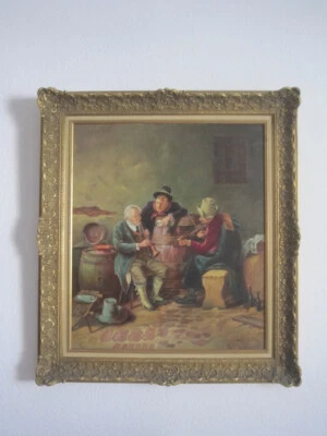 Öl auf Leinwand, Motiv Musikanten, Heinz Robert Schubert - Bild 1 von 4