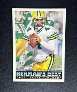 1993 Upper Deck Brett Favre #439 Chris Berman’s Best Football Card Packers HOF