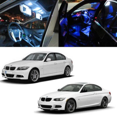 10 x 5050 SMD LED Interior Lights Package For 2006/07-2011 BMW E90 E92 3 Series - Image 1 of 4