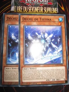 YU-GI-OH! PLAYSET (LOT DE 2) DECHU DE TISTINA AGOV-FR086 NEUF EDITION 1 FRENCH - Picture 1 of 1