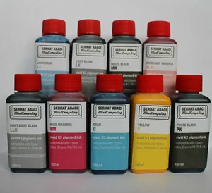 Refill vivid K3 pigment ink R3000 3800 3880 R2880 R2400 Epson NON OEM - Bild 1 von 14