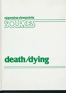 Death Dying Opposing Viewpoints Sources Series 1984, Hardcover Very Good Cond - Picture 1 of 1