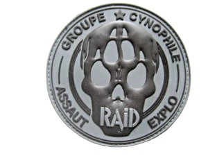COLLECTION (B.V) P.N RAID LE GROUPE CYNOPHILE ASSAUT EXPLO SCRATCH AU DOS 90MM - Picture 1 of 1