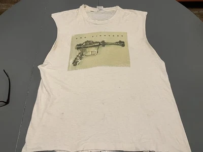 ВИНТАЖНЫЙ! РЕДКАЯ!  1995 FOO FIGHTERS АЛЬБОМ ОБЛОЖКА КРЫСА ПИСТОЛЕТ РУБАШКА - L-ОДИН ВЛАДЕЛЕЦ - Изображение 1 из 4