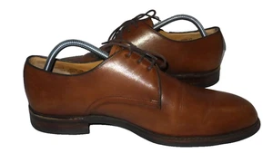 ZAPATILLAS LOAKE CLARIDGE HOMBRE CUERO MARRÓN CON CORDONES TALLA UK 8.5 EU 42.5 US 9.5 EN MUY BUENA CONDICIÓN - Imagen 1 de 22