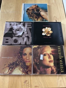 Madonna 5 CD Single Lot Frozen Take A Bow You’ll See Fever Ray Of Light - Picture 1 of 3