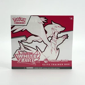 Pokemon White Flare Pokemon Center ETB Elite Trainer Box🎊SEALED Pack Black Bolt - Bild 1 von 2