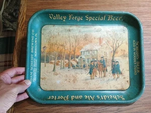 Vintage Valley Forge Special Beer Tray 1930’s ADAM SCHEIDT Brewing Norristown PA - Bild 1 von 8