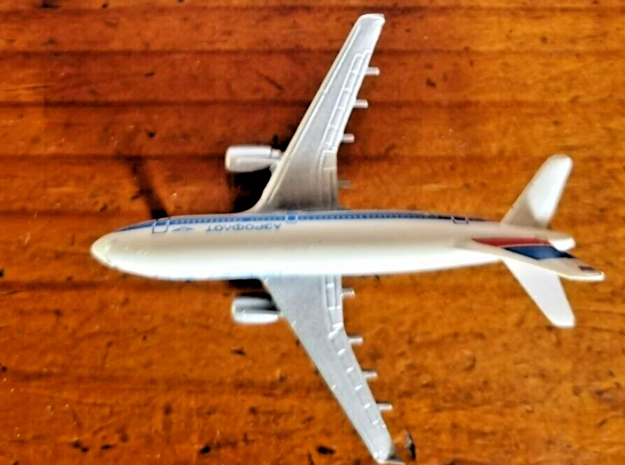 AEROFLOT. A310 . Schabak # 923/139.  Scale 1:600 . Diecast Model. NoBox. — 第 1/1 张图片