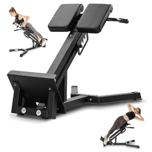 Roman Chair Back Extension Machine Hyperextension Bench Reverse Hyper Lower B... - Picture 1 of 9