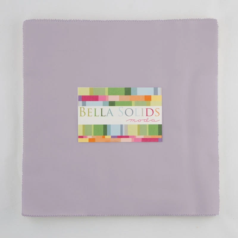 Bella Solids 10" Square Junior Pack in Lilac by Moda - Image 1 of 1