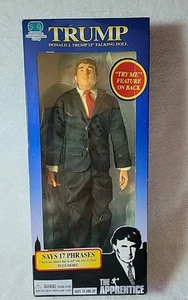 New Donald Trump Talking Doll 12” President The Apprentice 17 Phrases NOS 2004 - Picture 1 of 8