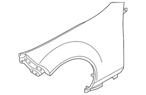 Genuine Mazda Fender - Passenger Side (RH) NE51-52-110C - Picture 1 of 2