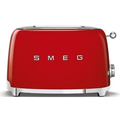 Smeg 2-Scheiben-Toaster 50's Retro Style Rot 950 Watt 6 Röstgradstufen - Bild 1 von 3