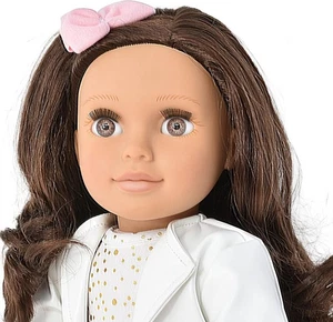 Gift Boutique 18" Fashion Doll – Brown Hair, Outfits & Accessories - Picture 1 of 7