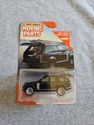 2020 Matchbox Moving Parts '18 RANGE ROVER VOGUE SE Black LITTLE BEND - Image 1 of 4