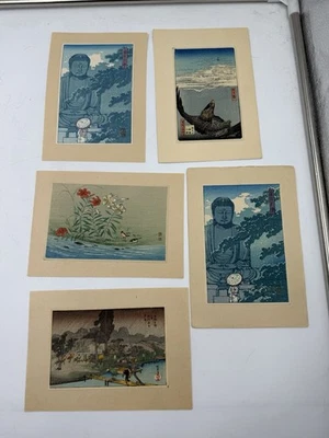 Juego de 14 grabados en madera en color japonés, originales, escenas de Japón Foto 1 de 4