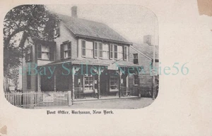 Buchanan NY - POST OFFICE - Postcard Westchester County btw Peekskill/Croton - Picture 1 of 2