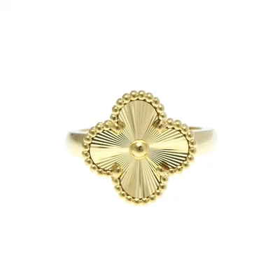 Van Cleef & Arpels Vintage Alhambra Ring Yellow Gold (18K) Fashion No Stone Band - Image 1 of 4