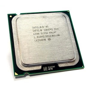 PC CPU LGA 775 Intel Core 2 Duo E6300 1.86ghz Lga775 Procesador S Renovado - Imagen 1 de 2