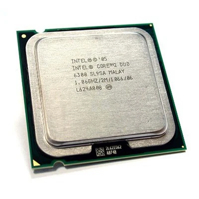 PC CPU LGA 775 Intel Core 2 Duo E6300 1.86GHz LGA775 Refurbished Processor - Image 1 of 2
