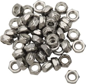 Fast-Trac Top Gun Locknuts Stainless Steel 48-Pack - Picture 1 of 1