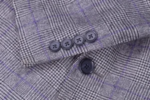Paul Stuart Plaid Check Blazer Men Wool Coat Suit Jacket Size 40-Short Dual Vent - Picture 1 of 7
