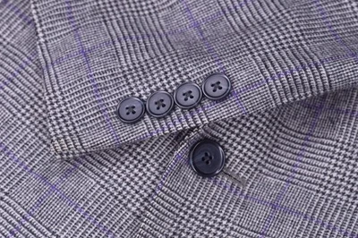 Paul Stuart Plaid Check Blazer Men Wool Coat Suit Jacket Size 40-Short Dual Vent - Image 1 of 4