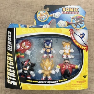 Heroes of Goo Jit Zu Sonic 6 Pack Stretchy Mini Action Figures Set - Picture 1 of 2