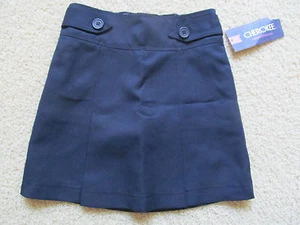New Girl's Cherokee Navy Blue Pleated Uniform Skirt Built in Shorts Size XS - Picture 1 of 5
