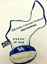 NEW w/Tag University of Kentucky Wildcats Football Cross Body Bag/Purse FreeShip Cover